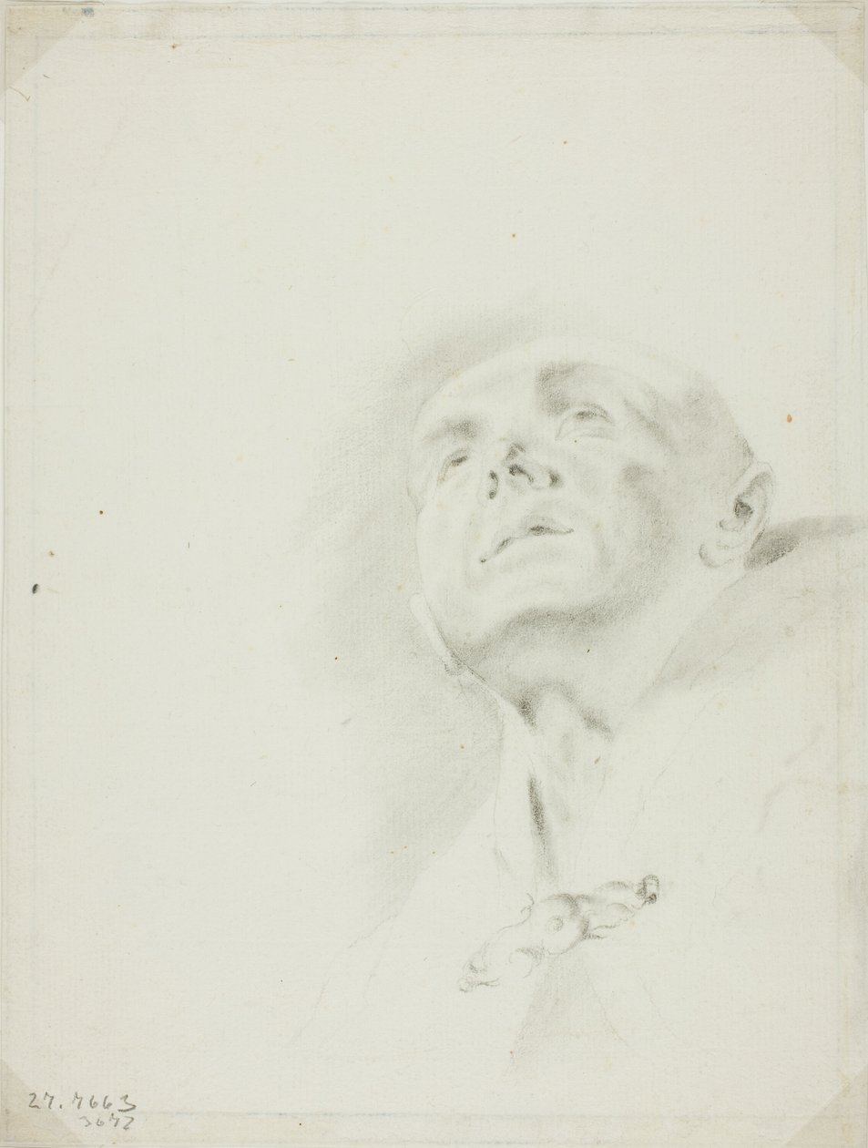 Huvudet på en präst av Giovanni Battista Piazzetta