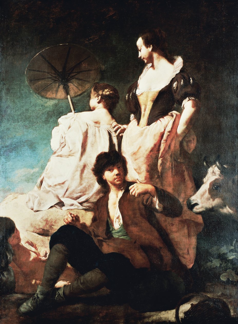 Idyll i luga o le matafaga av Giovanni Battista Piazzetta