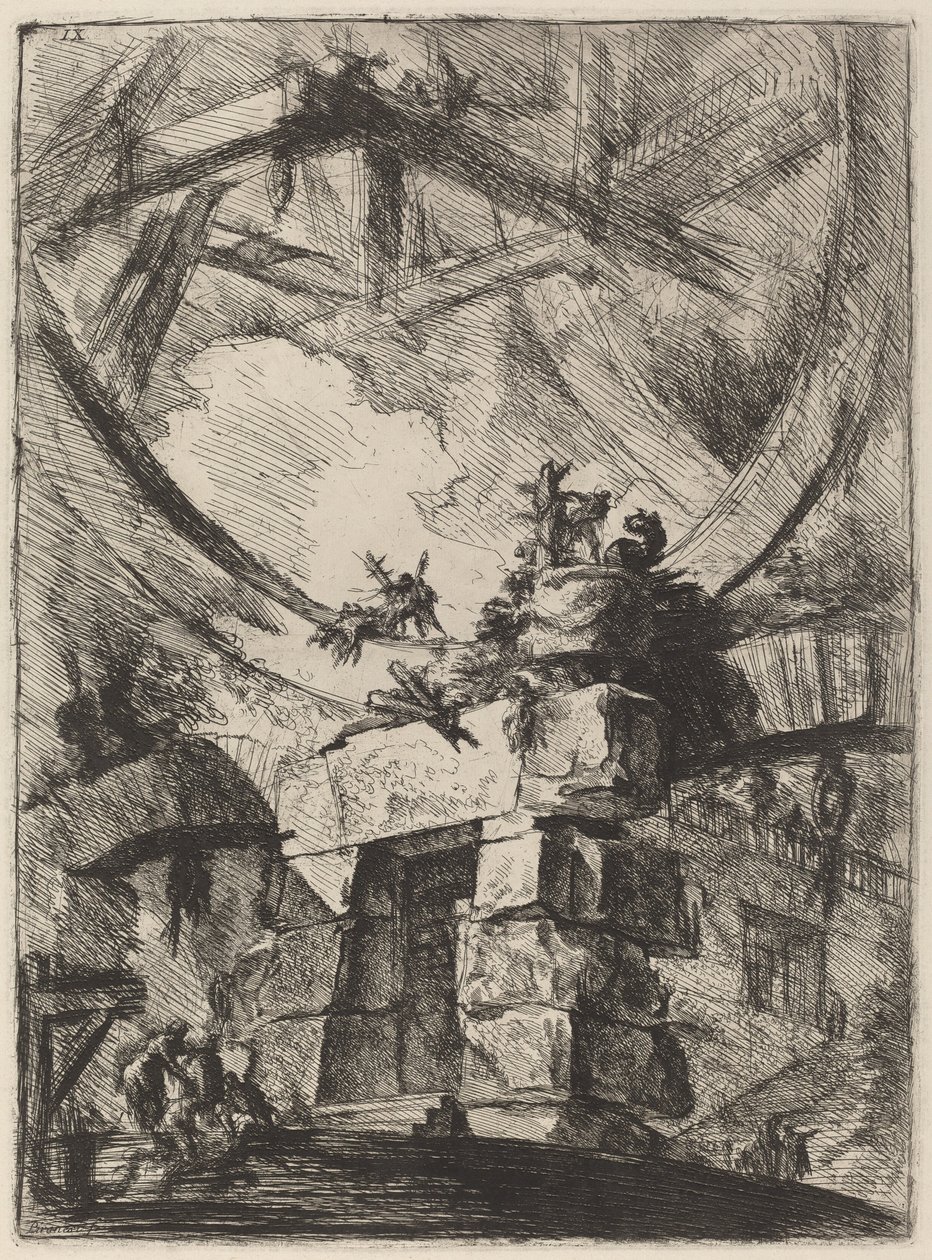 Det gigantiska hjulet av Giovanni Battista Piranesi