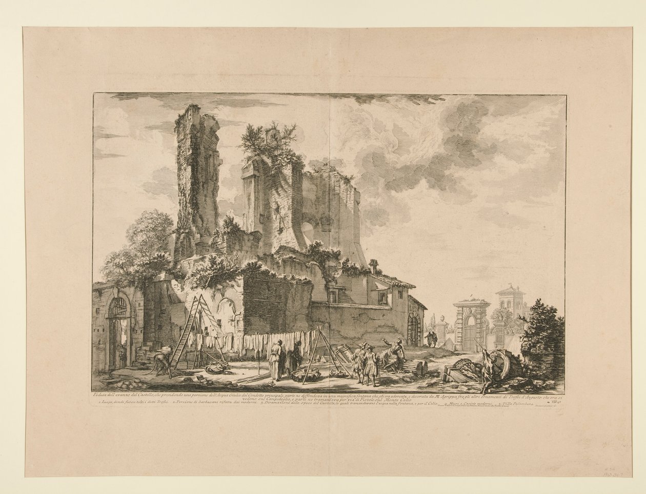 Utsikt över av Giovanni Battista Piranesi