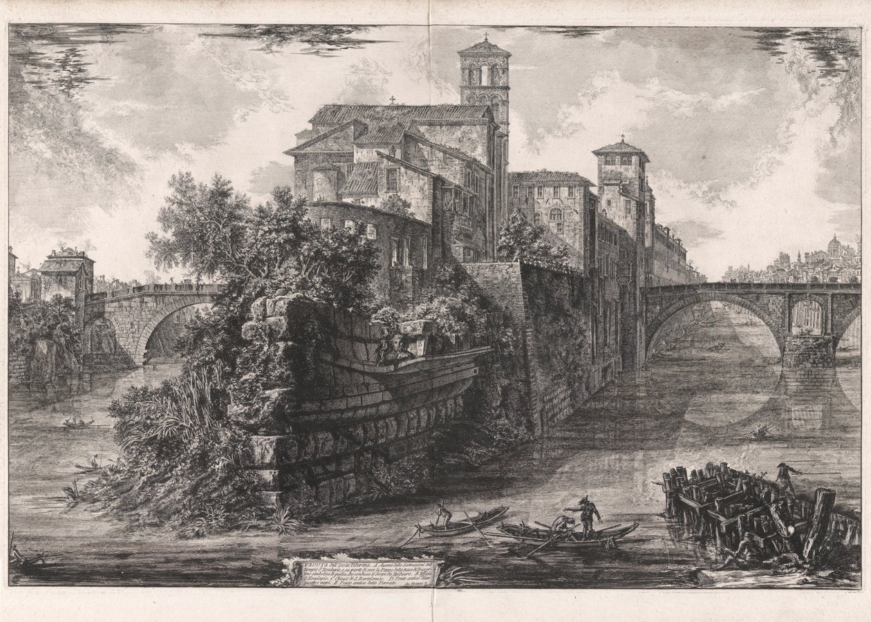 Utsikt över av Giovanni Battista Piranesi