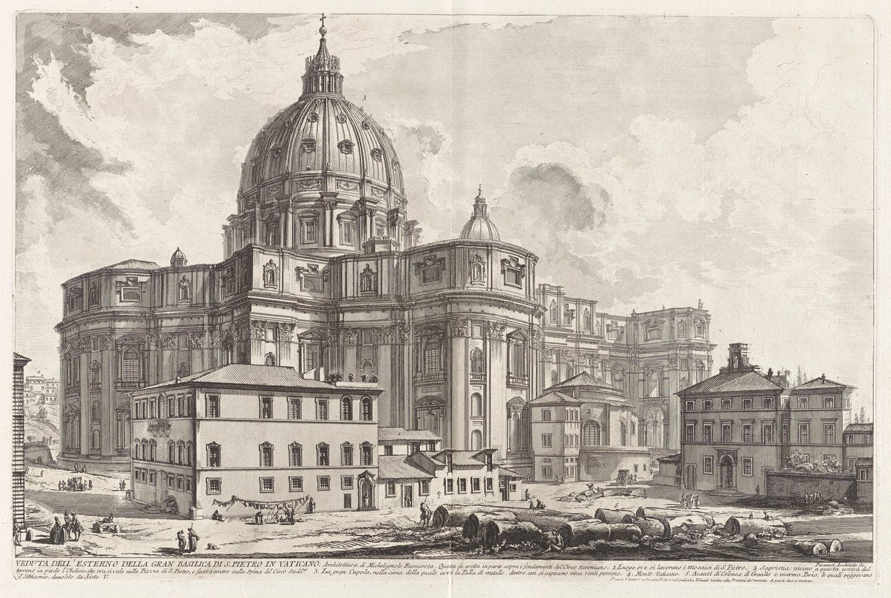 Utsikt över av Giovanni Battista Piranesi