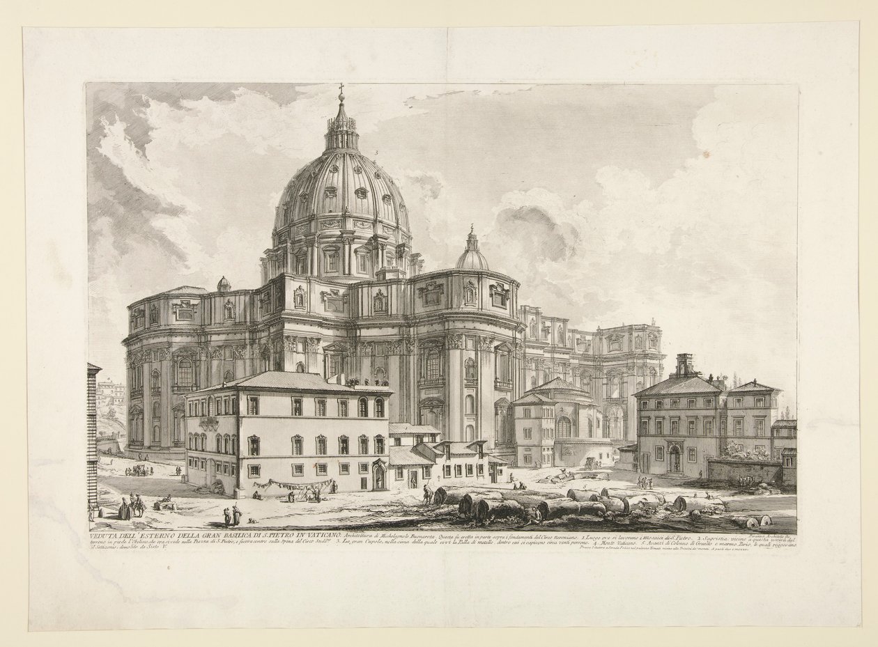 Utsikt över av Giovanni Battista Piranesi