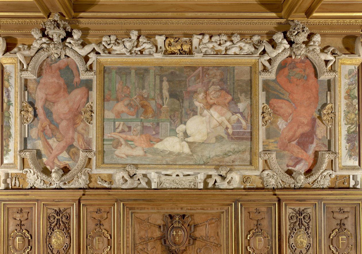 Galleriet Francois 1er av Giovanni Battista Rosso Fiorentino