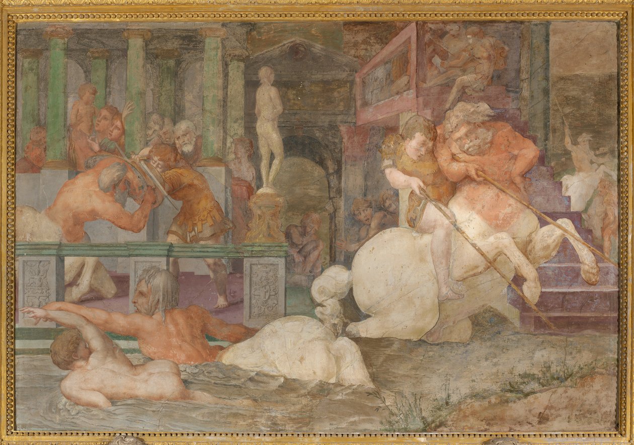 Akilles utbildning av Giovanni Battista Rosso Fiorentino