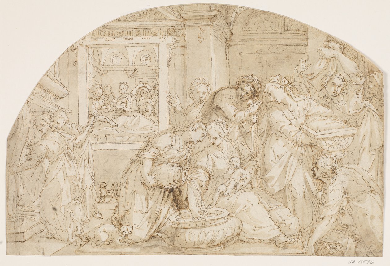 Marys födelse av Giovanni Battista Rovere