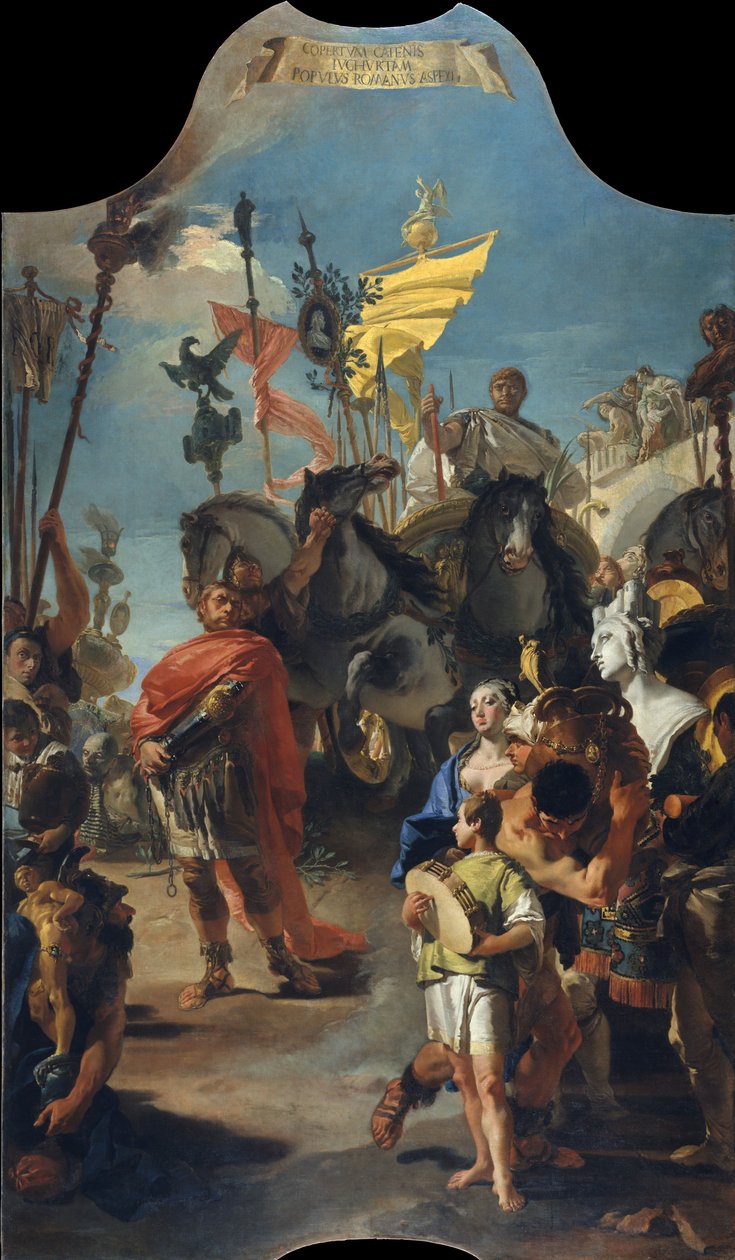 Marius triumf, 1729 av Giovanni Battista Tiepolo