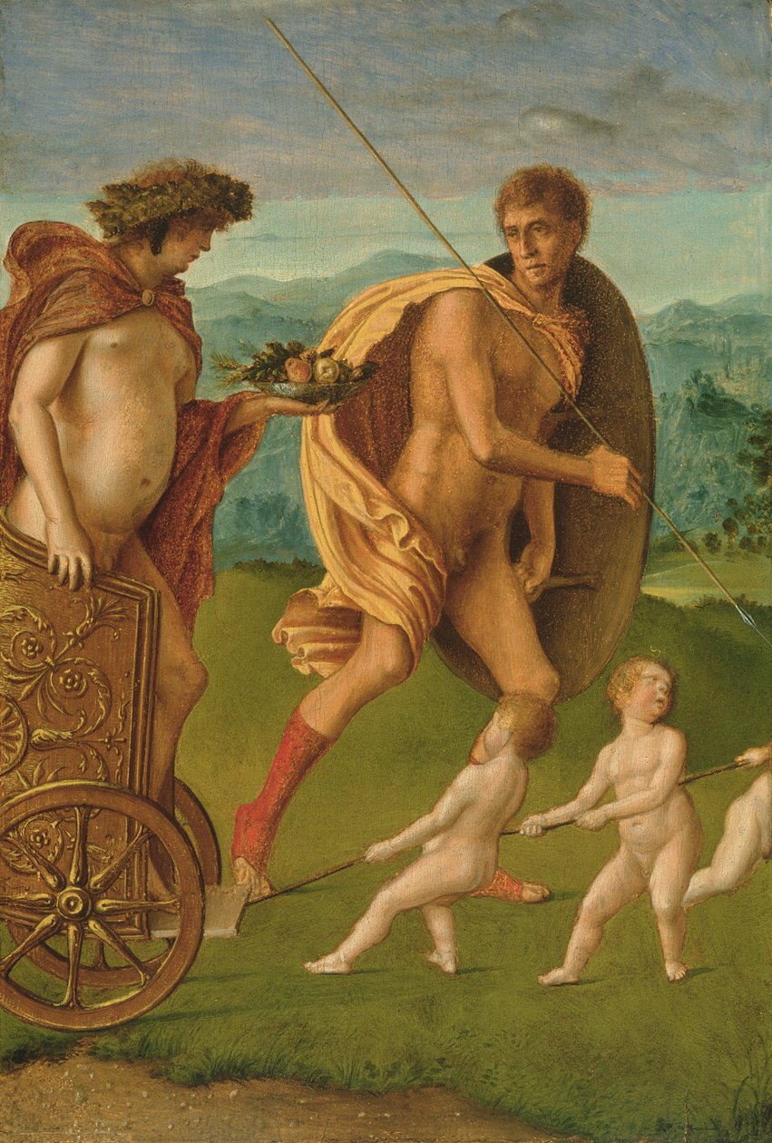 Allegori om heroisk dygd av Giovanni Bellini