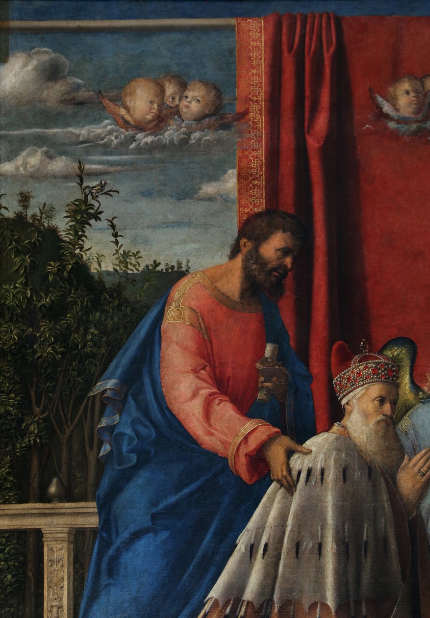 Barbarigo Altartavla (detalj) av Giovanni Bellini
