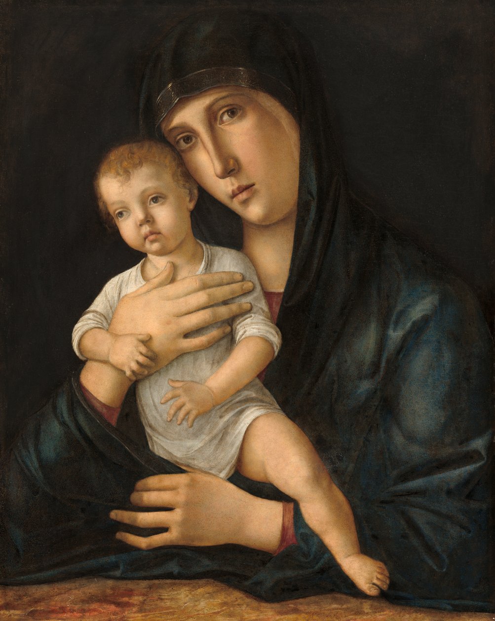 Madonna med barn av Giovanni Bellini