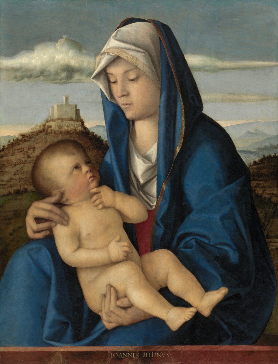 Madonna med barn av Giovanni Bellini