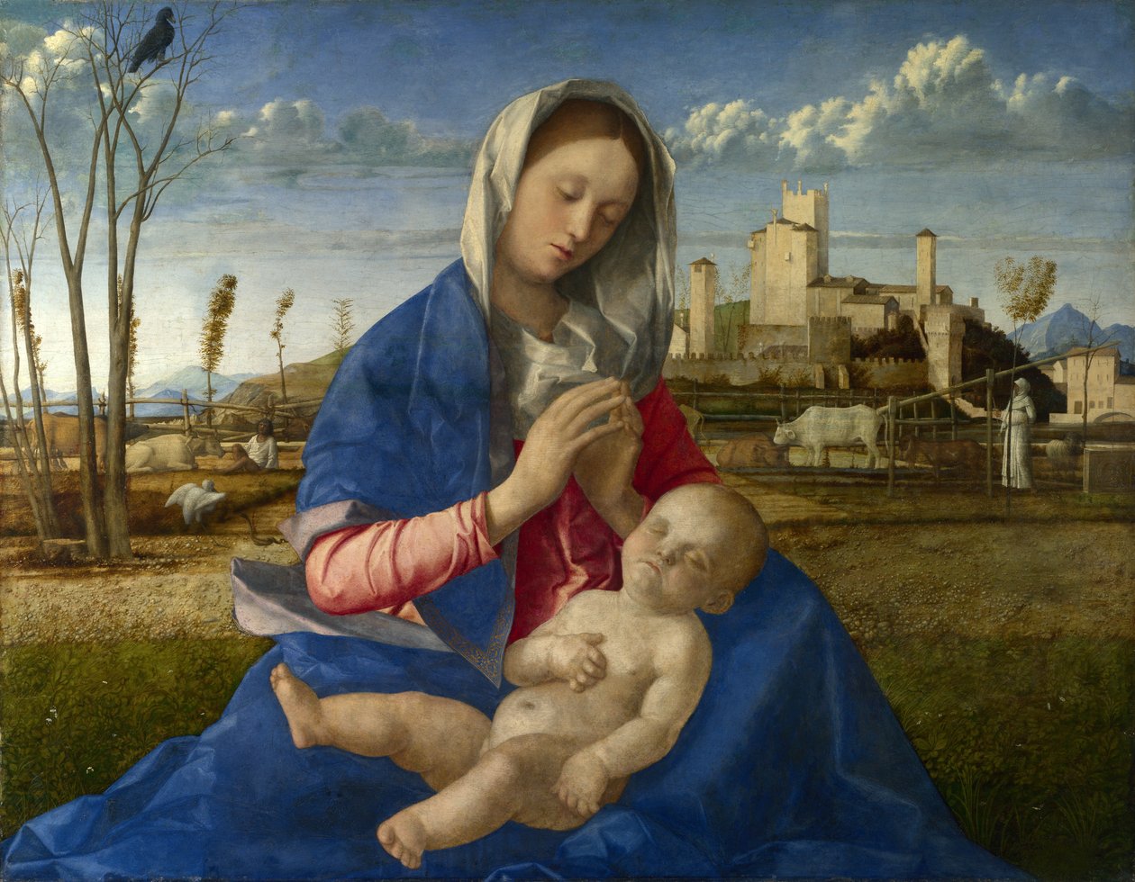 Madonna of the Meadow (Madonna del Prato) av Giovanni Bellini