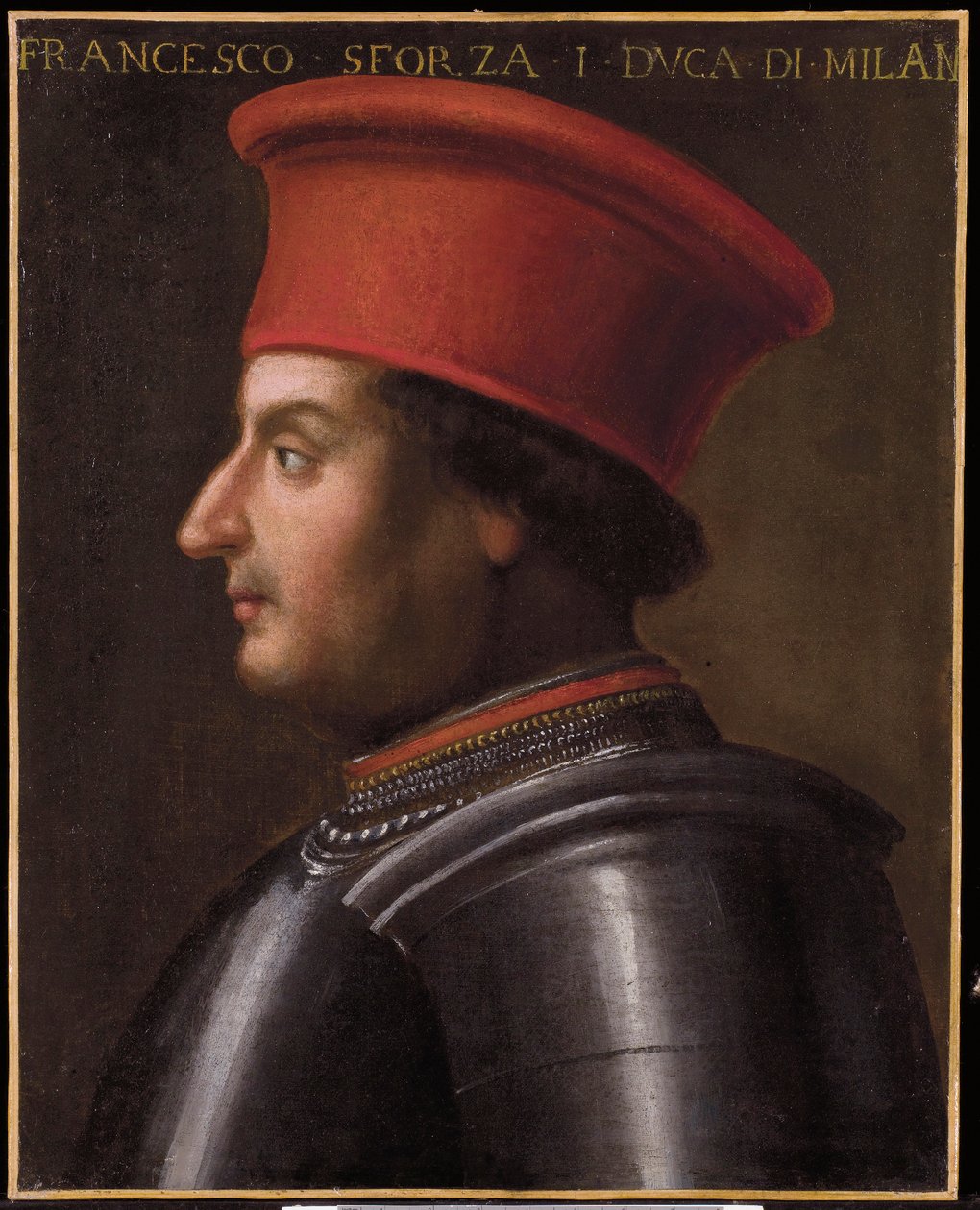 Porträtt av Francesco Sforza av Giovanni Bellini