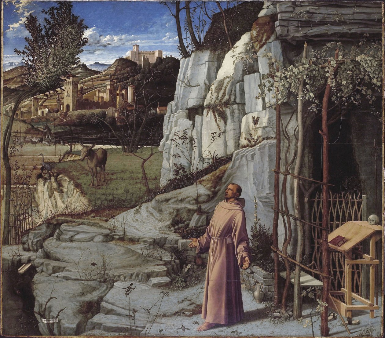 Sankt Franciskus i öknen av Giovanni Bellini