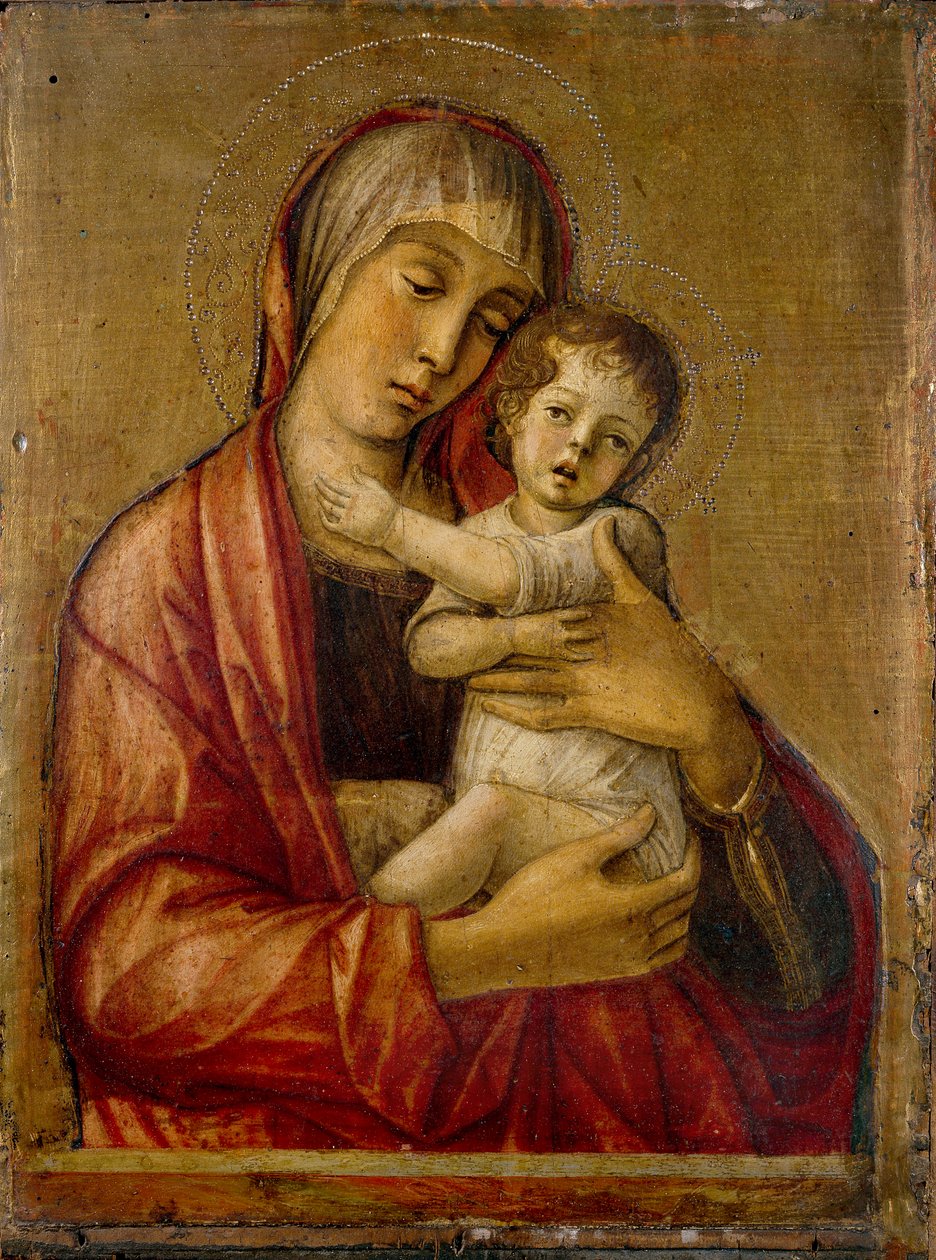Jungfrun och barnet, sent 1460-tal - början av 1470-talet av Giovanni Bellini