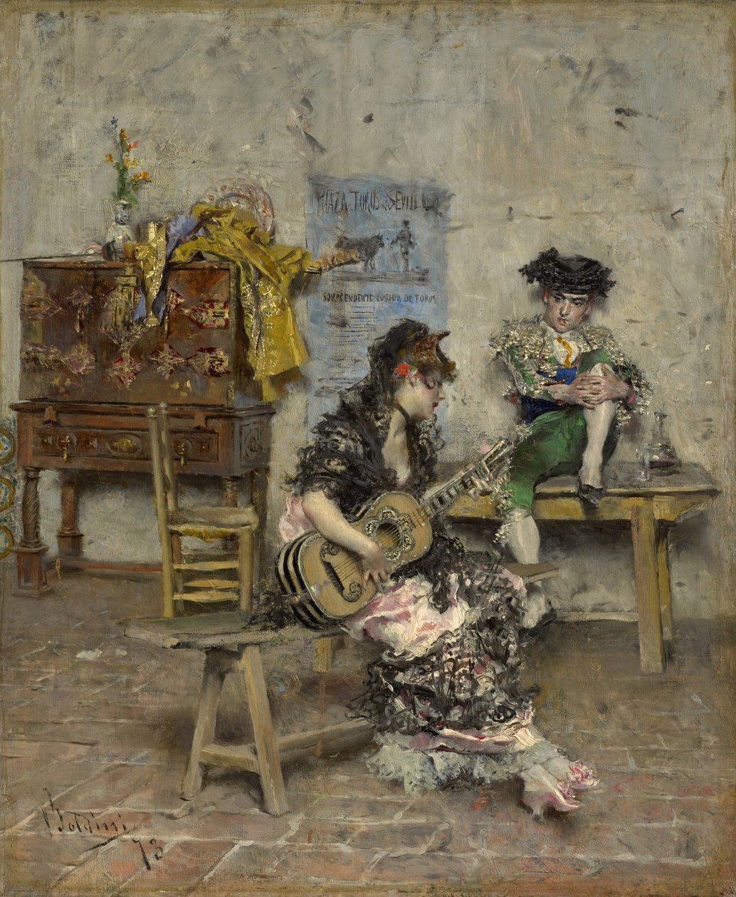 En gitarrspelare, 1872 av Giovanni Boldini