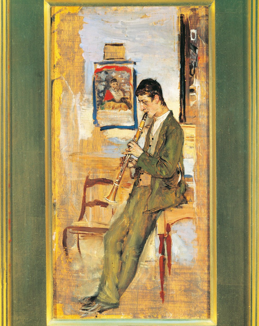 Italien, Clarino Player av Giovanni Boldini