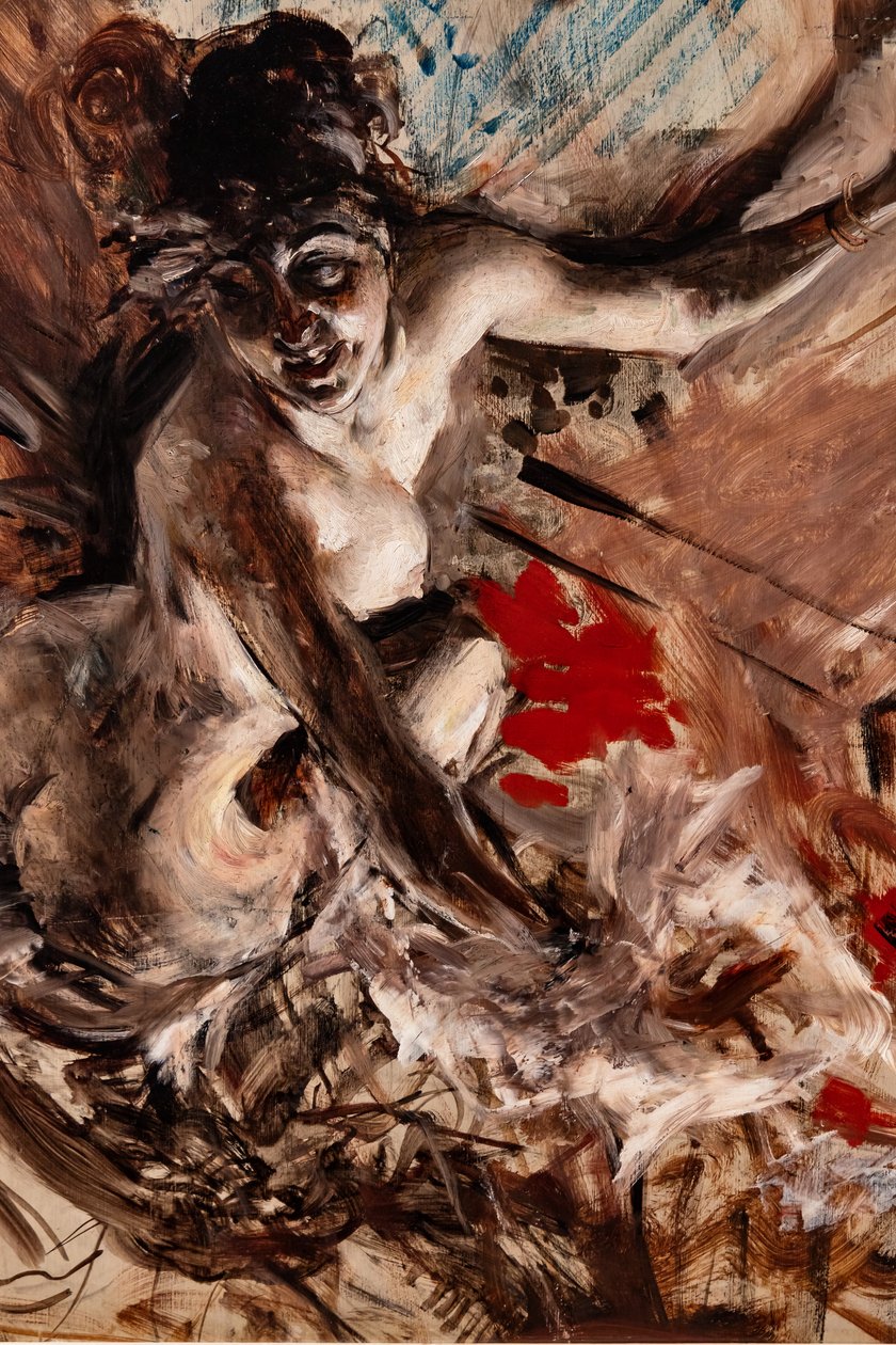 Fru de Joss, detalj av Giovanni Boldini