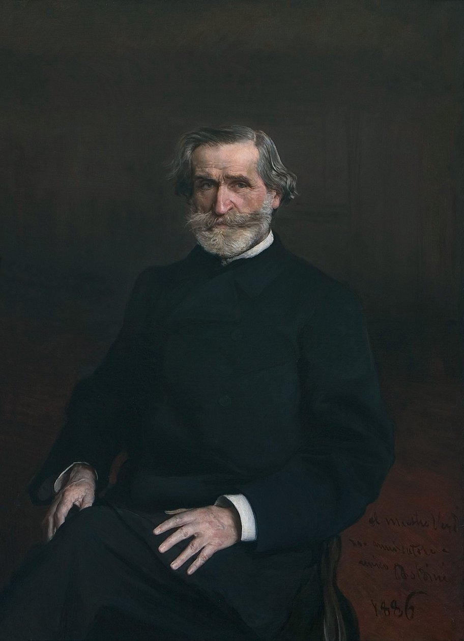 Porträtt av Giuseppe Verdi av Giovanni Boldini