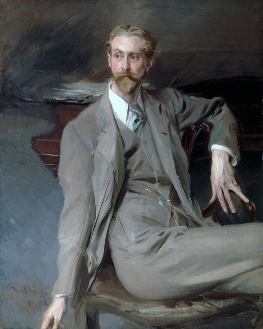 Porträtt av av Giovanni Boldini
