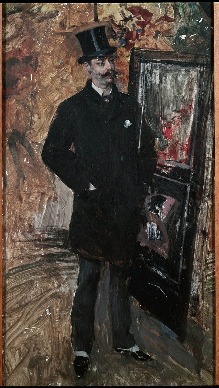 Porträtt av poeten Hanvin av Giovanni Boldini