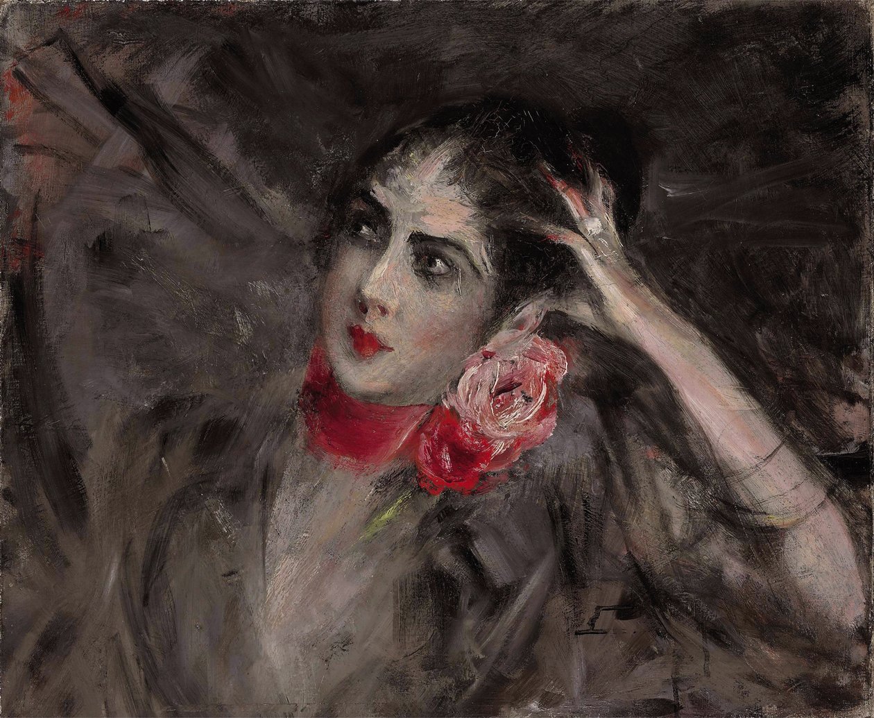 Prinsessan Catherine Radziwill, född Katarzyna Rzewuska av Giovanni Boldini