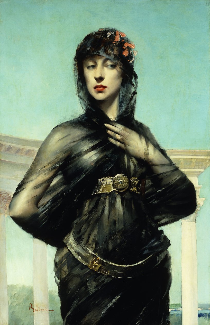 Den svarta slöjan, av Giovanni Boldini