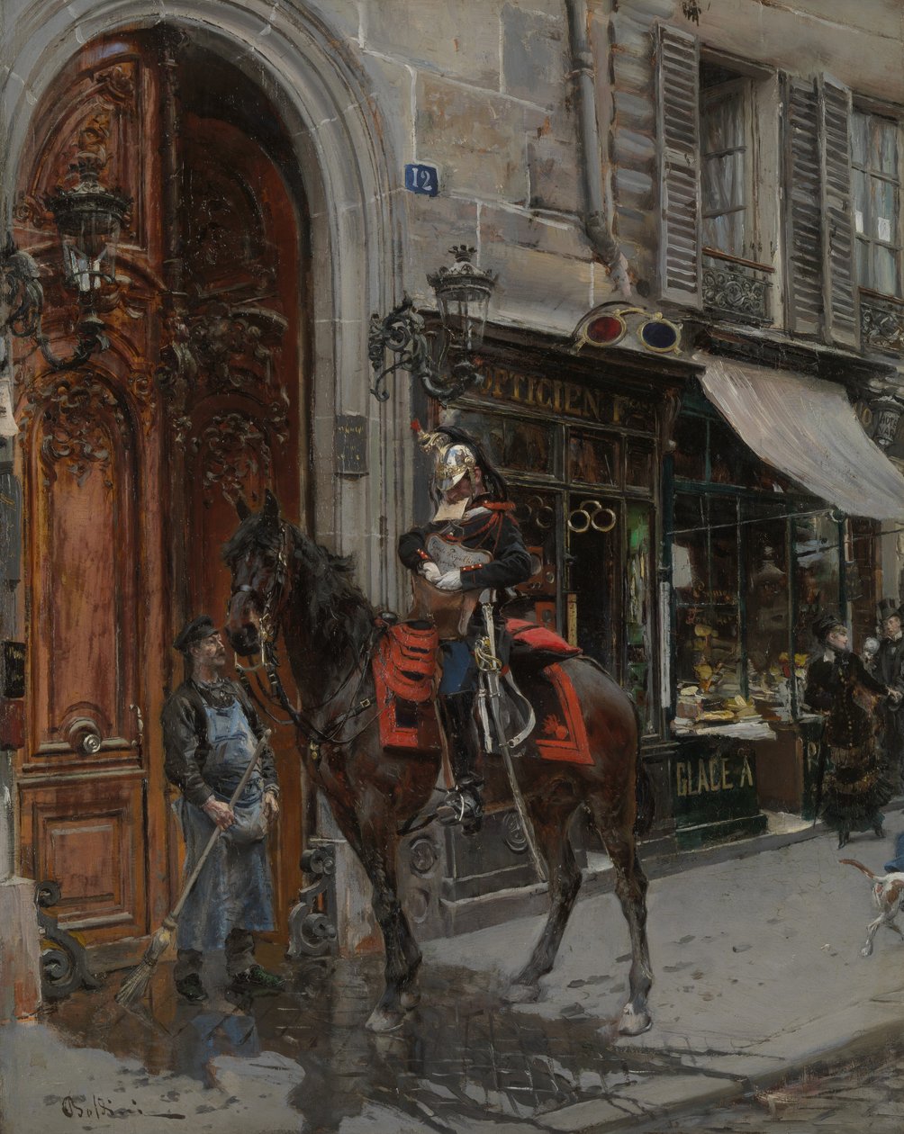 Sändningsbäraren, 1879. av Giovanni Boldini