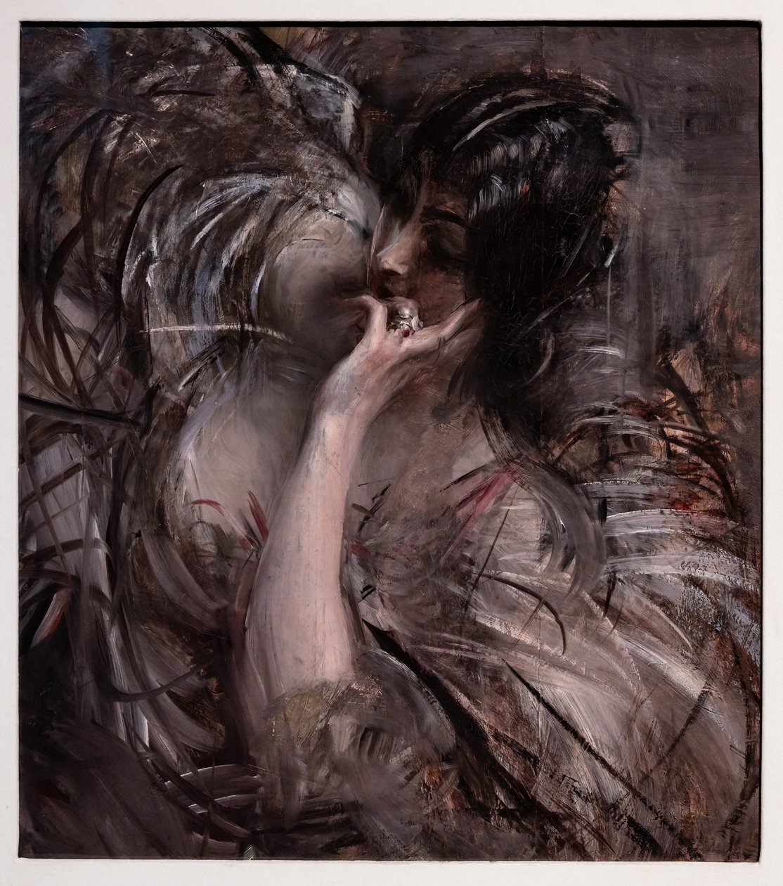 Blusen av voile av Giovanni Boldini