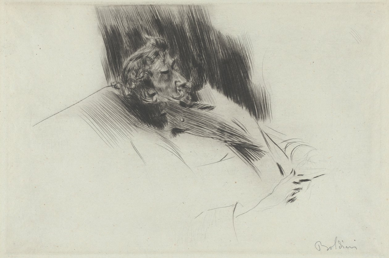 Whistler sover av Giovanni Boldini