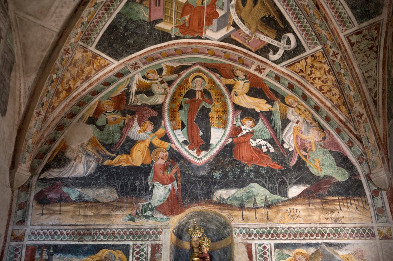 Ascension, ca 1492 (fresk) av Giovanni Canavesio