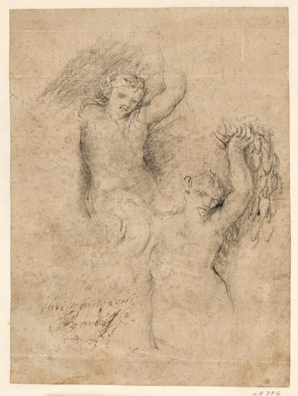 En nereid och en satyr av Giovanni Coli