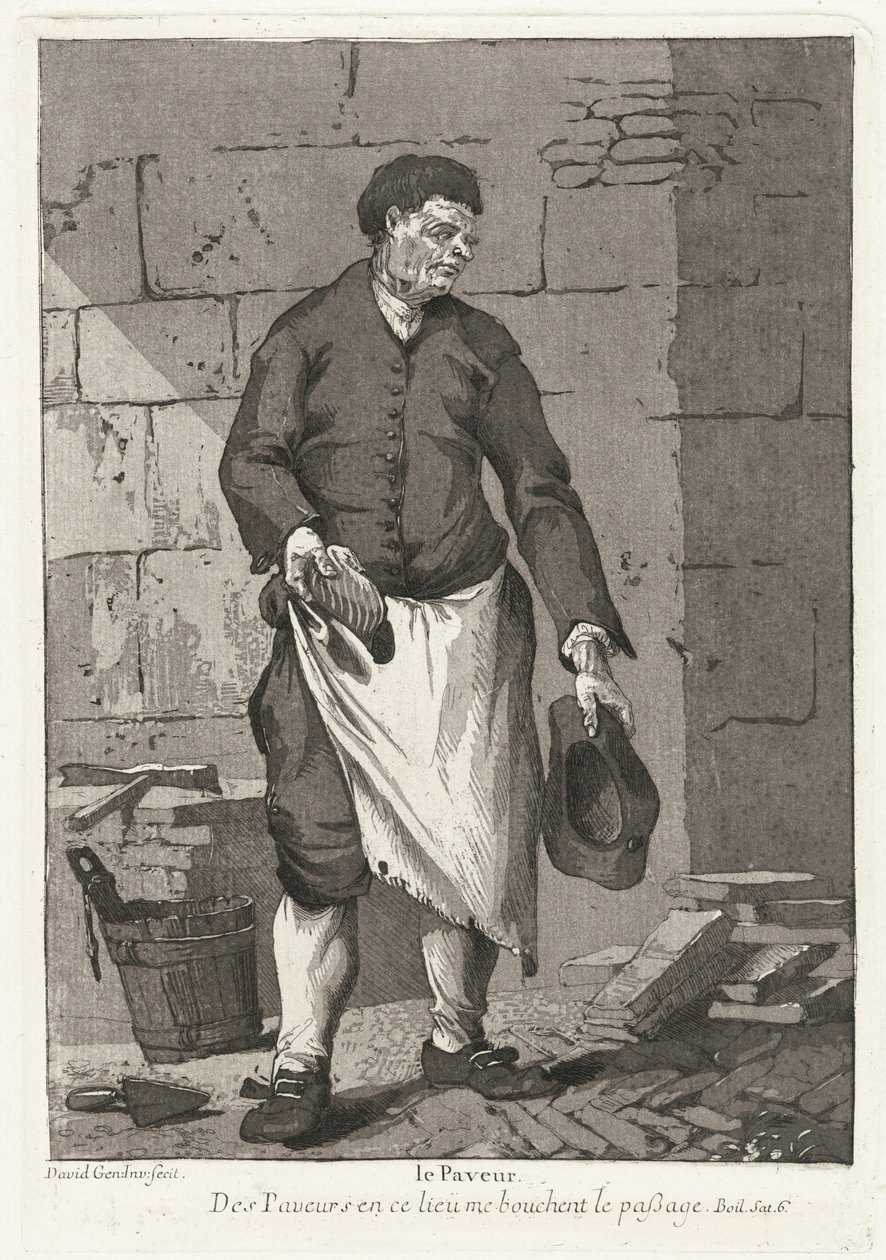 Le Paveur (vägläggaren) av Giovanni David