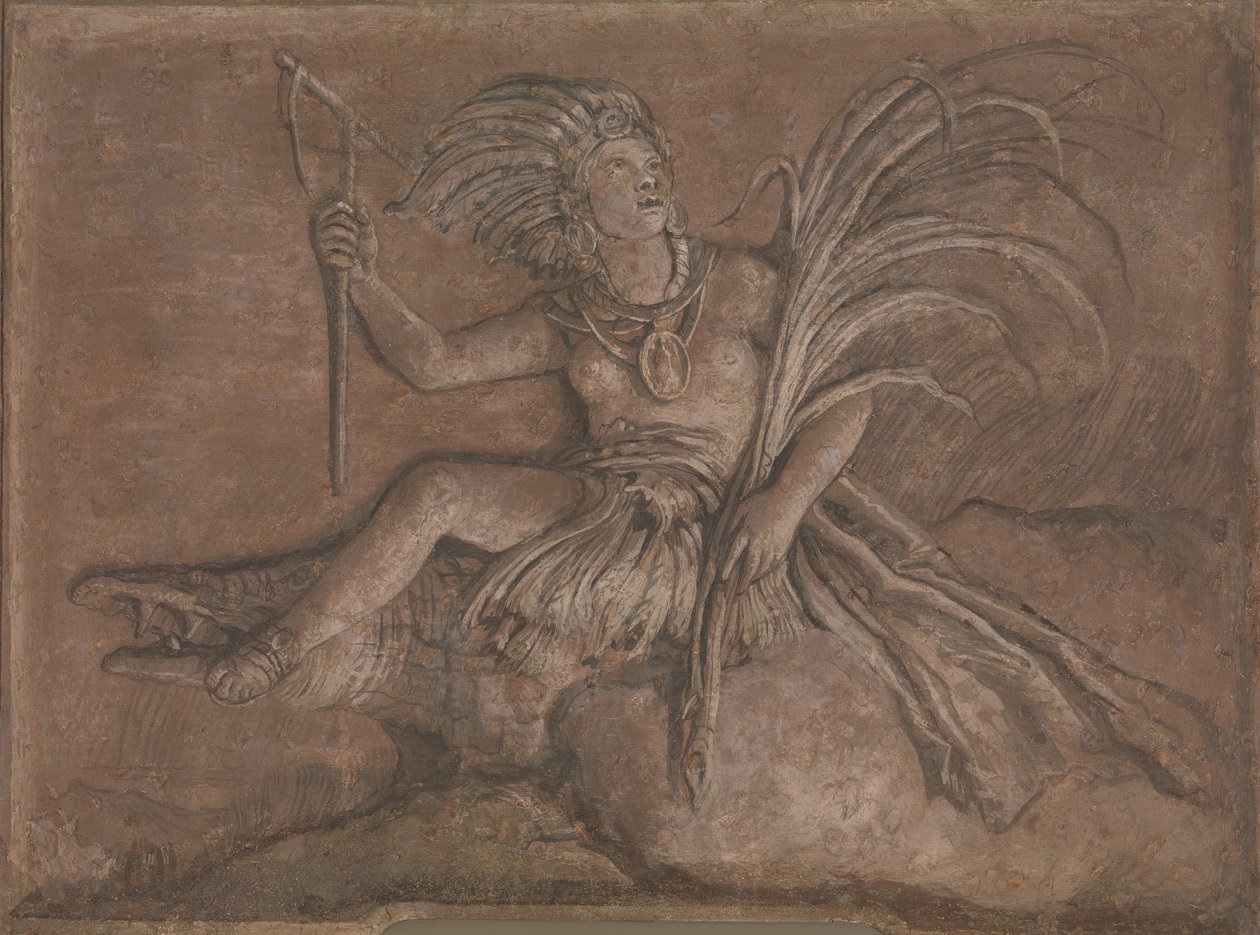 Amerika. av Giovanni Domenico Tiepolo