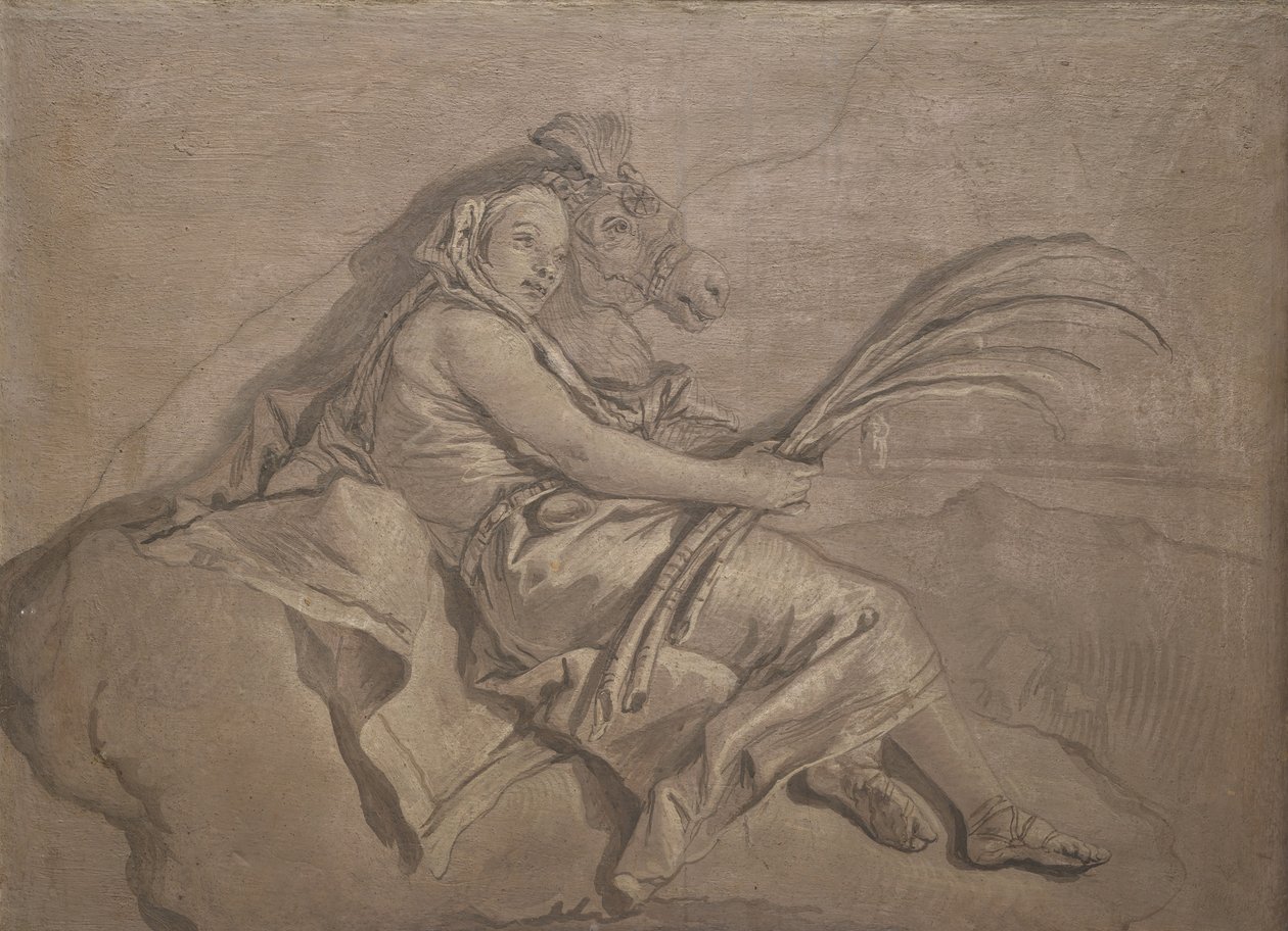 Asien. av Giovanni Domenico Tiepolo