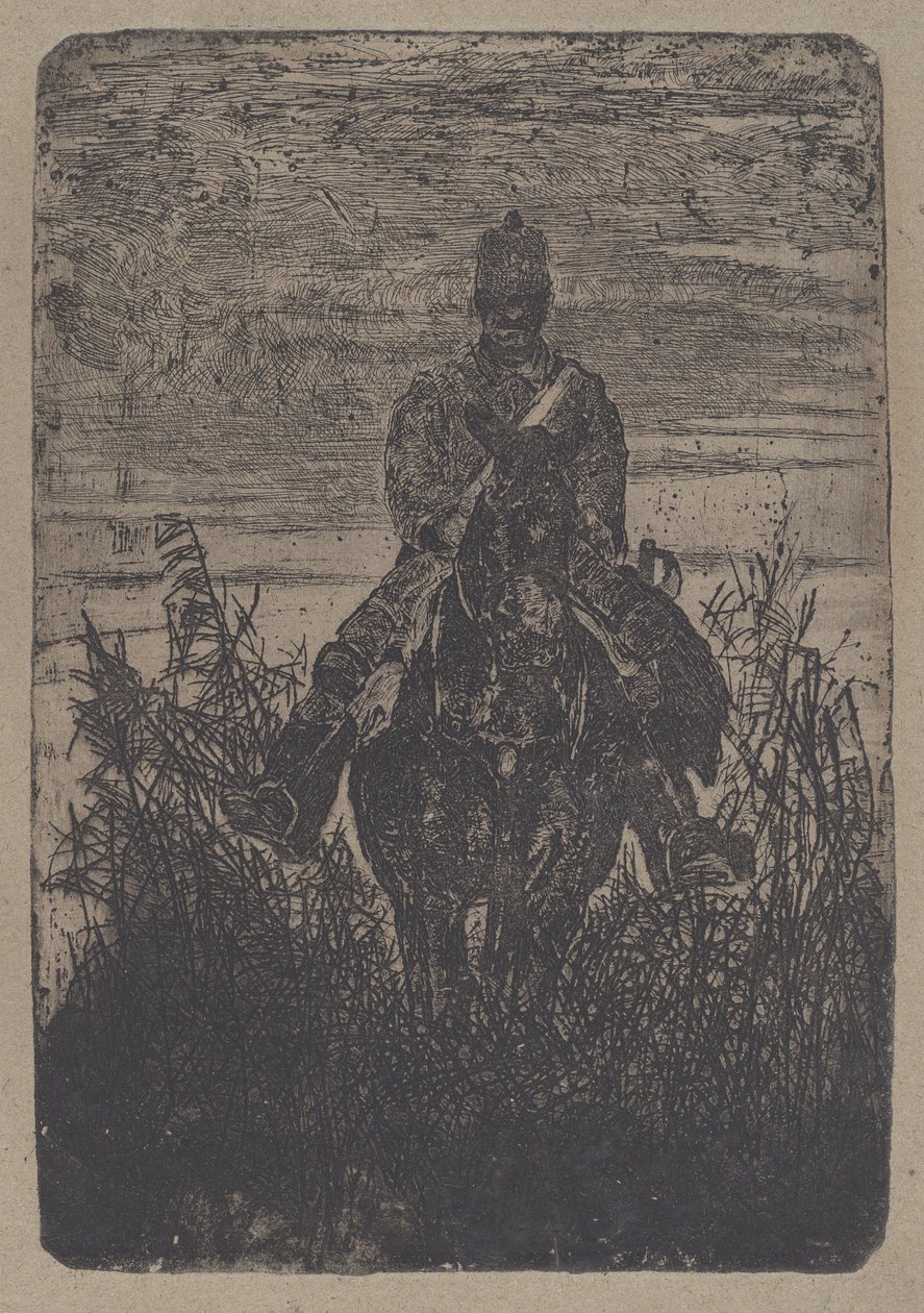Patrullera [Utforskning] av Giovanni Fattori