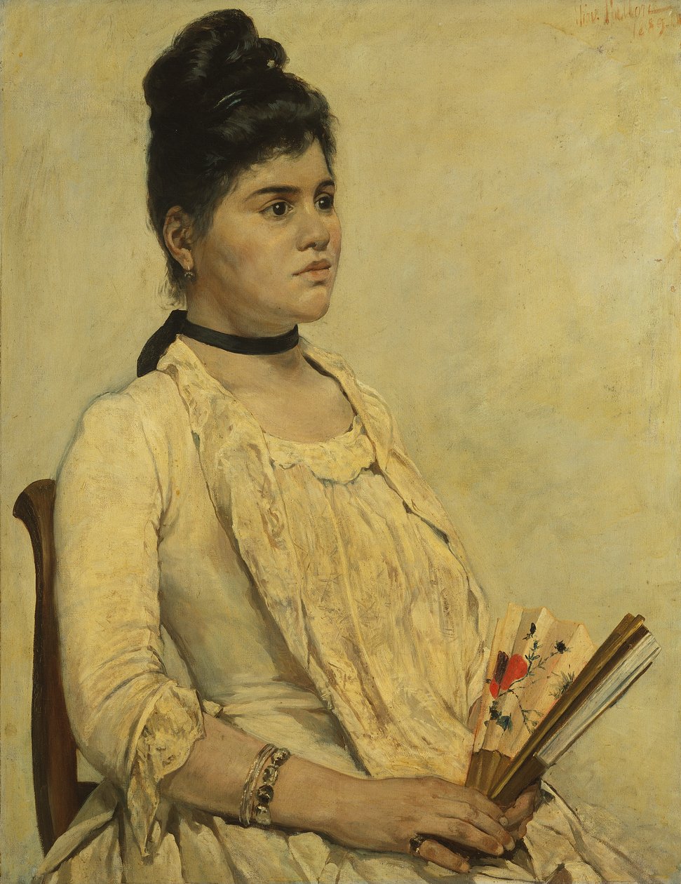 Porträtt av styvdottern av Giovanni Fattori