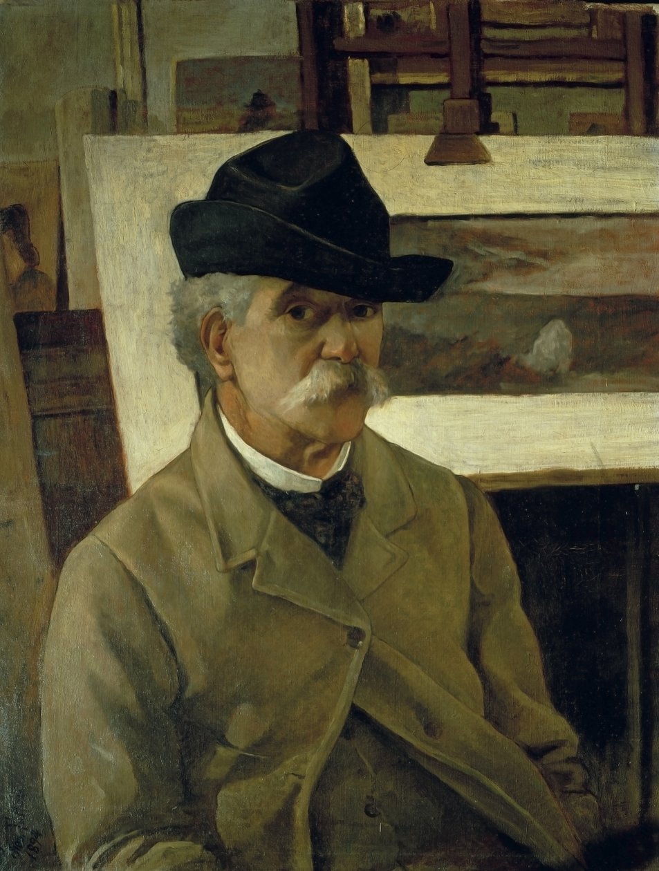 Självporträtt av Giovanni Fattori