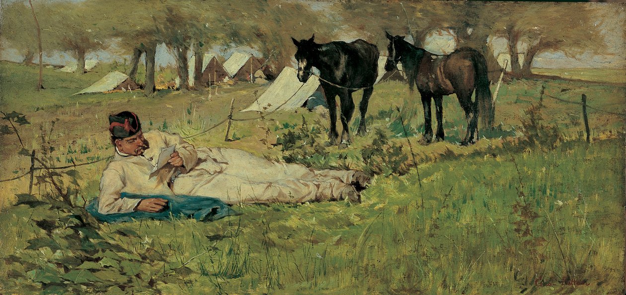 Brevet till fältet av Giovanni Fattori