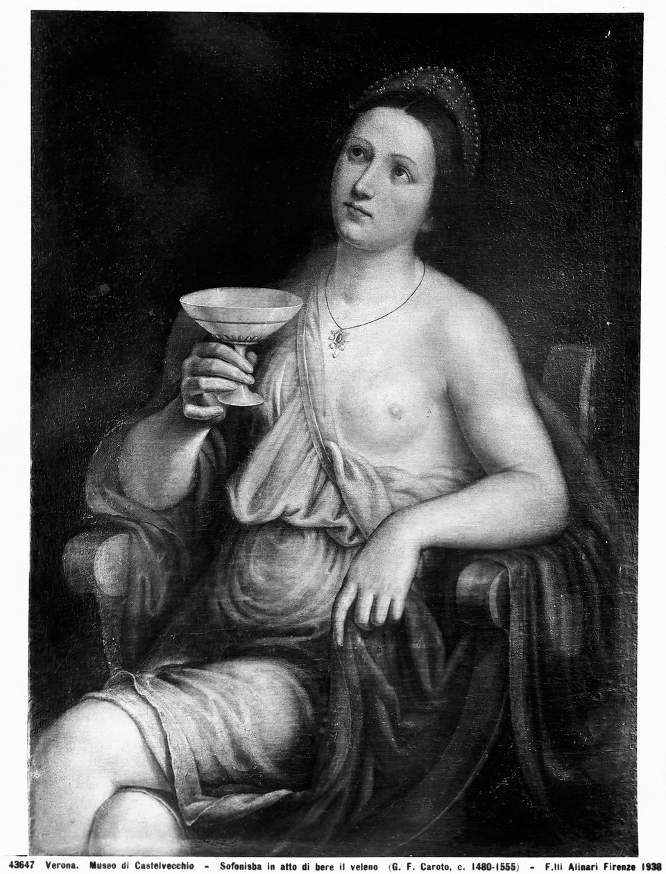 Sophonisbe av Giovanni Francesco Caroto