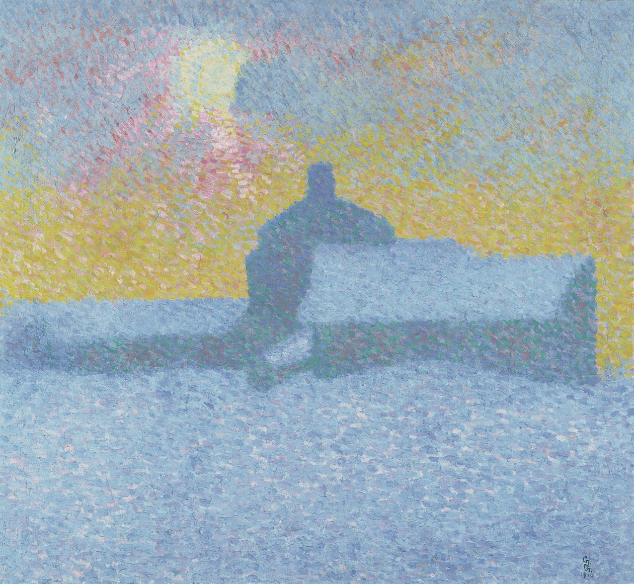 Vinterdimma Vinter i Maloja av Giovanni Giacometti