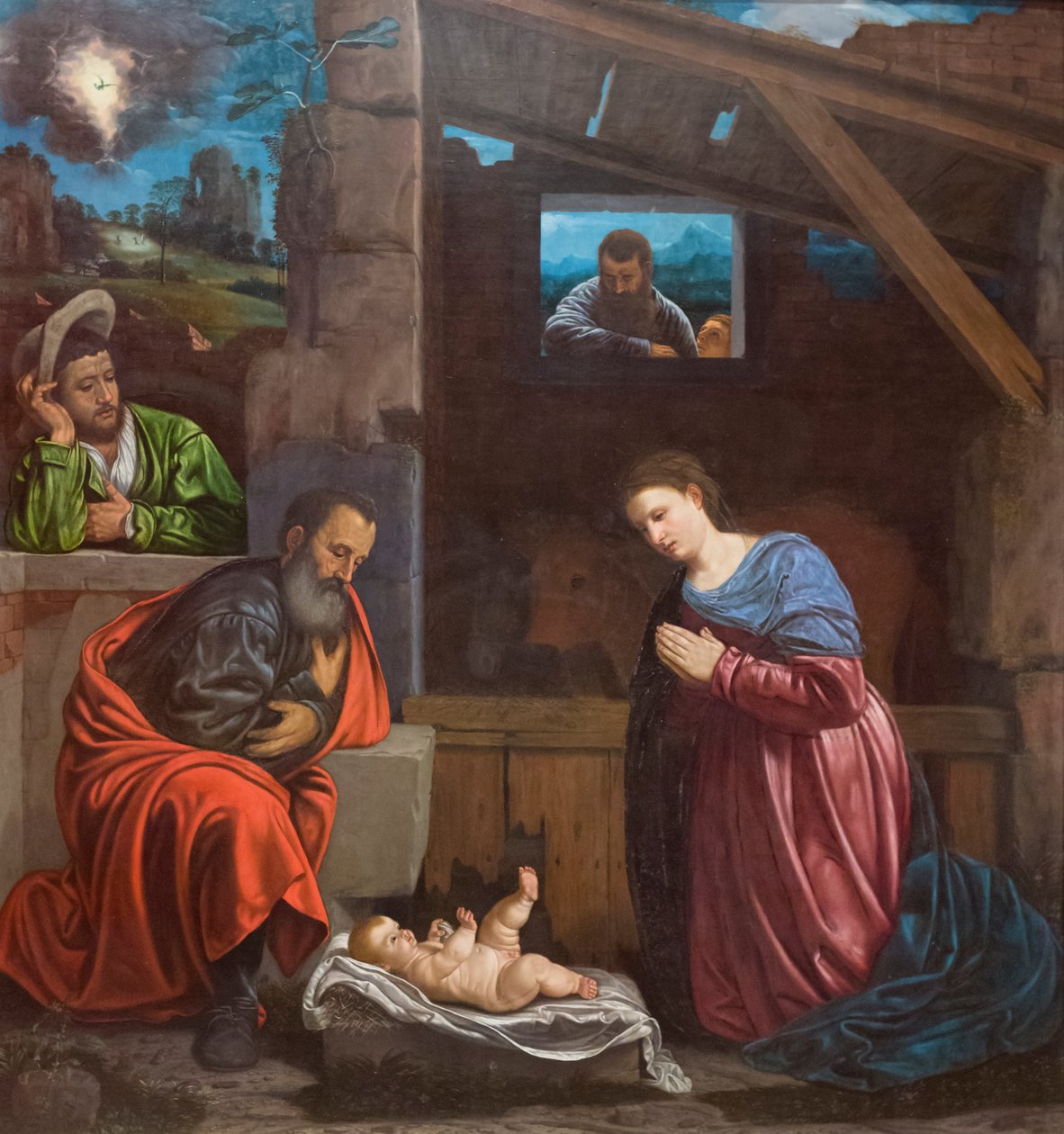 Herdarnas tillbedjan av Giovanni Girolamo Savoldo
