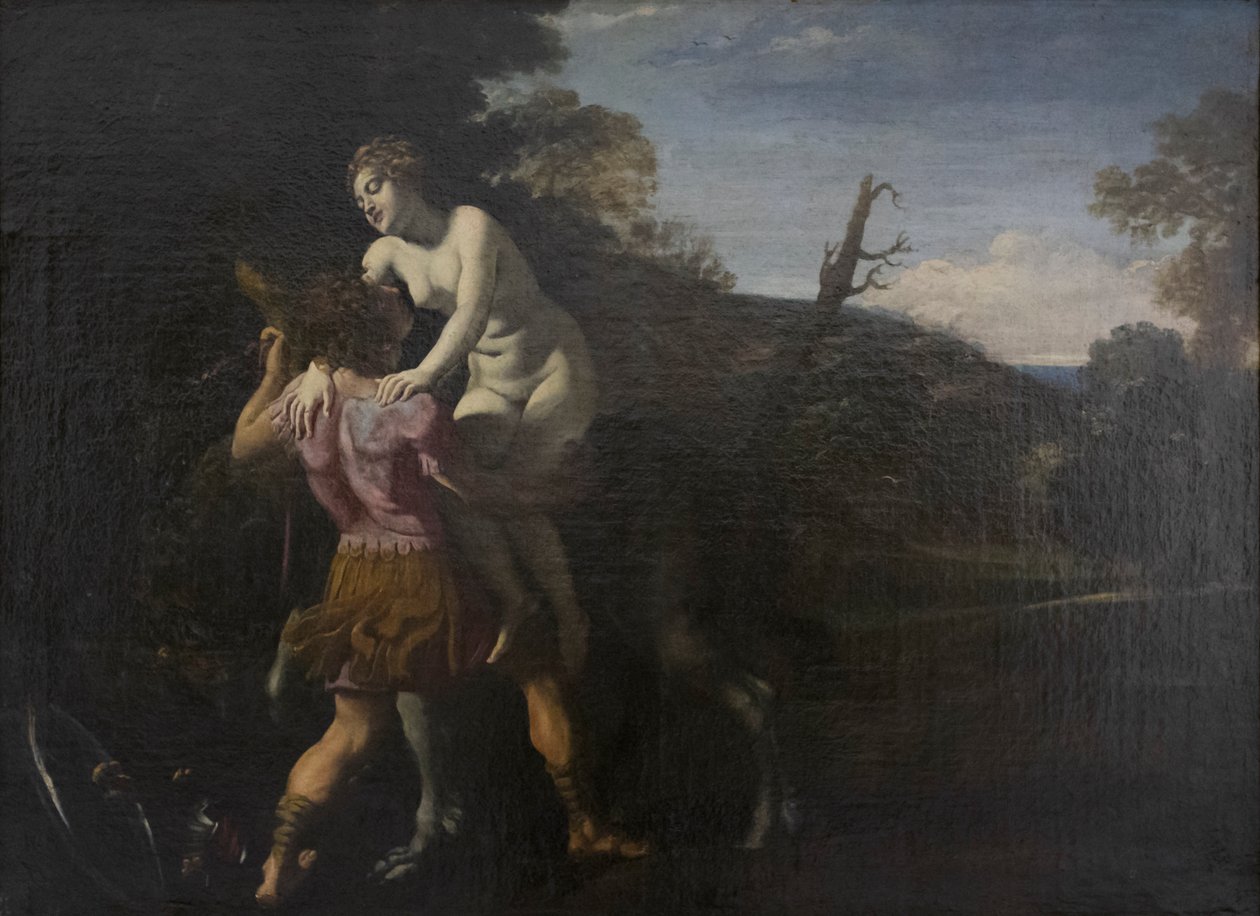 Roger befriar Angelica, ca 1616 (olja på duk) av Giovanni Lanfranco