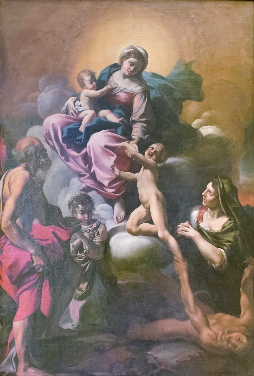 Frälsning av en själ av Giovanni Lanfranco