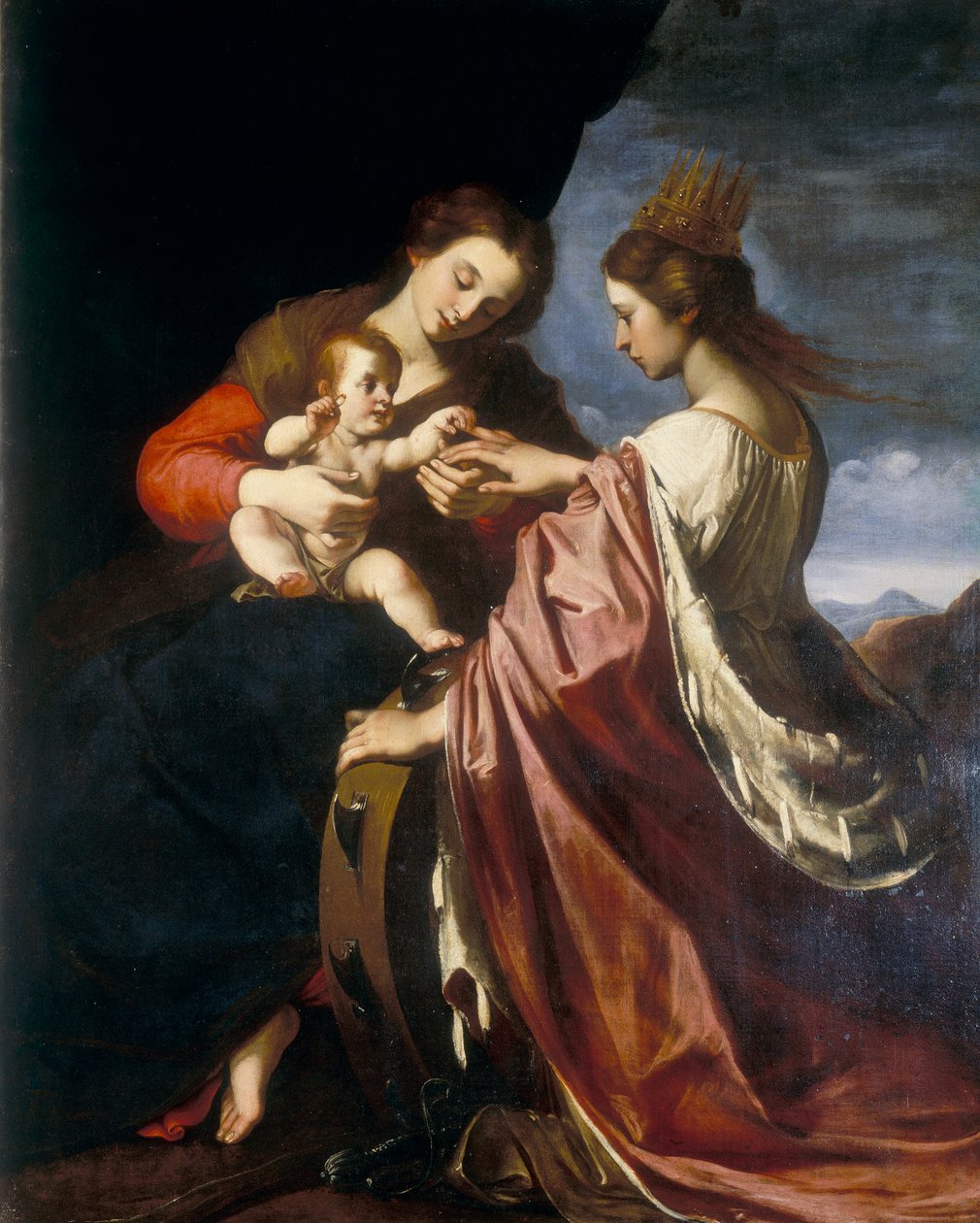 St. Catherines bröllop av Giovanni Mannozzi