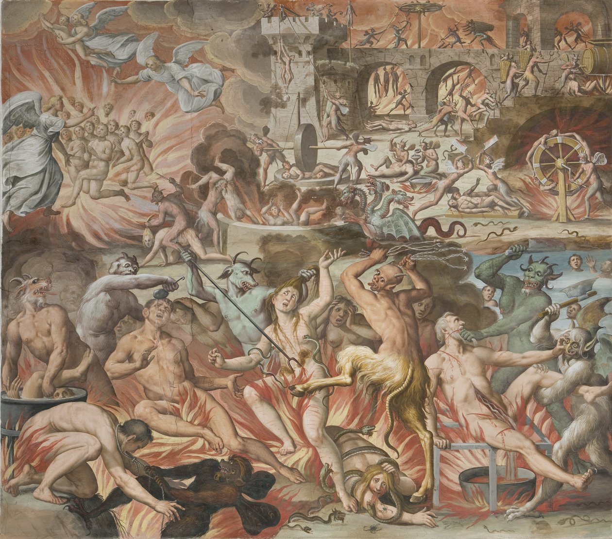 Helvete, 1614 av Giovanni Mauro della Rovere
