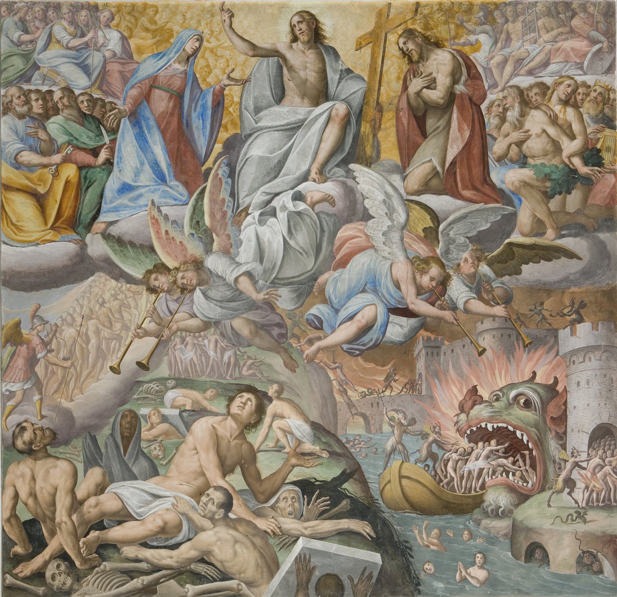 Sista domen, detalj, 1614 av Giovanni Mauro della Rovere