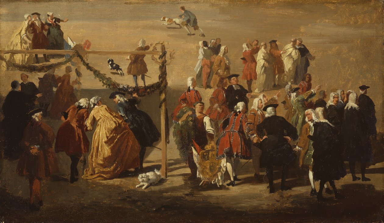 Festival på Piazza Navona, 1729. av Giovanni Paolo Panini