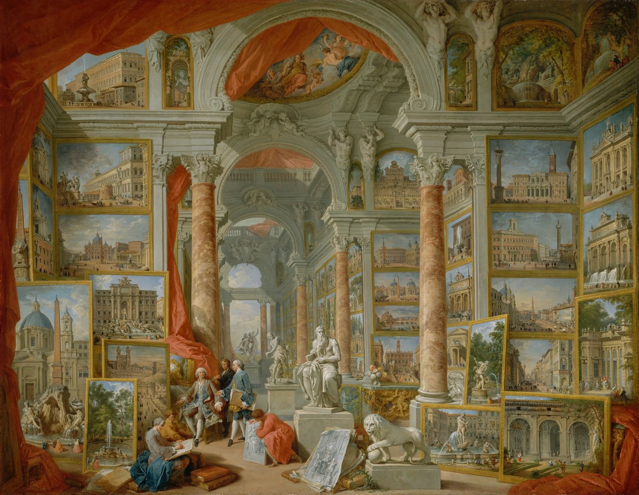 Moderna Rom av Giovanni Paolo Pannini