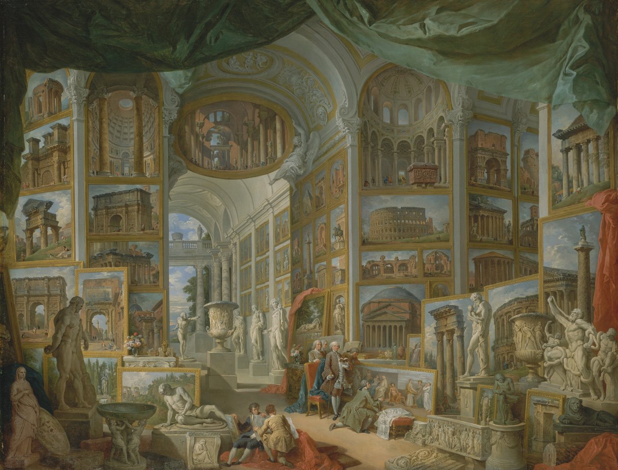 Antikens Rom, 1757. av Giovanni Paolo Pannini